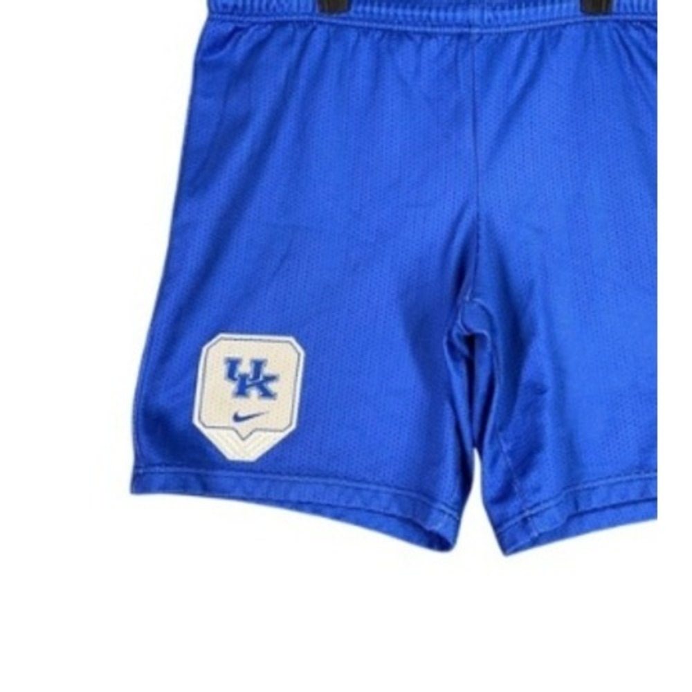 Vintage 90s Kentucky Nike Basketball Shorts Womens L Mesh Logo Athletic USA Made